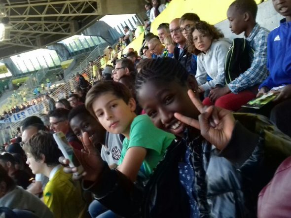 De jeunes locataires invités au stade nantais de La Beaujoire