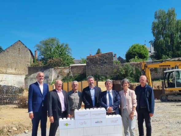 Pose de 1ère pierre du programme l’Orée des Halles à Savenay