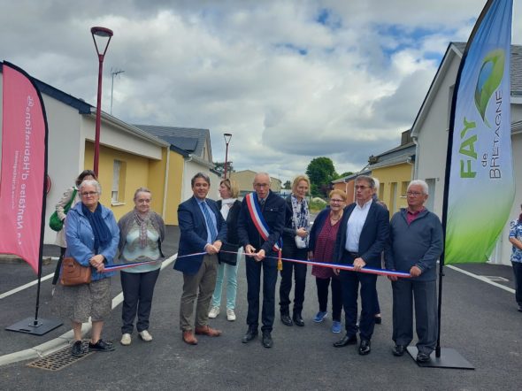 Inauguration de 17 nouveaux logements sociaux à Fay de Bretagne