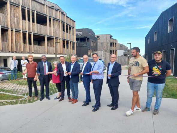 Inauguration de la résidence Only Wood, à la pointe de l’innovation dans la construction de bâtiments bas carbone