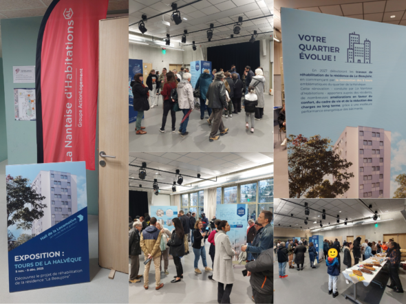 La Nantaise d’Habitations présente la réhabilitation d’ampleur de la résidence La Beaujoire à Nantes