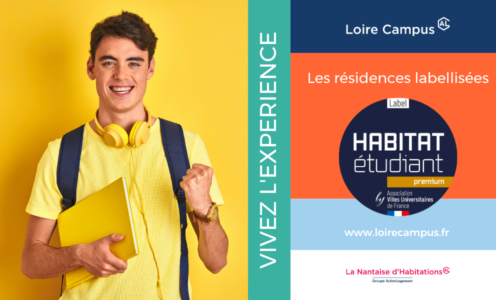 Les trois résidences Loire Campus labellisées Habitat Étudiant niveau premium, une première en Pays de la Loire