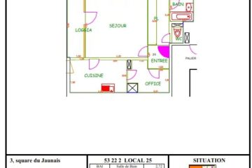 Appartement lumineux 3 pièces de 68 m² à Rezé